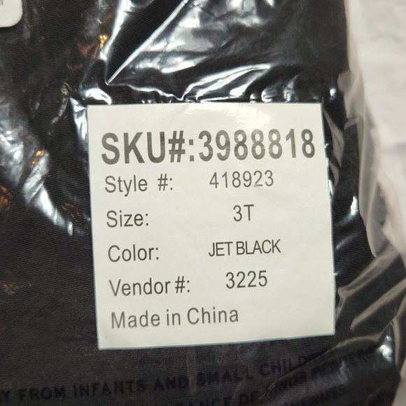 New Unisex 3T Waterproof Squall Snow Bib Black Grow a Long - Picture 10 of 14